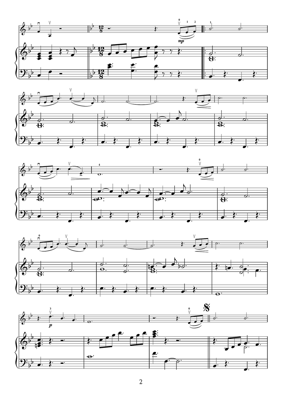 Getting To Know You (from The King And I) Violin Solo scores gallery preview page 2