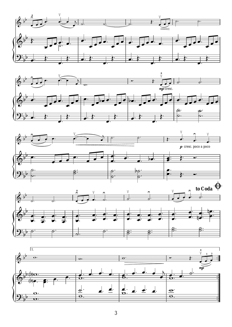 Getting To Know You (from The King And I) Violin Solo scores gallery preview page 3