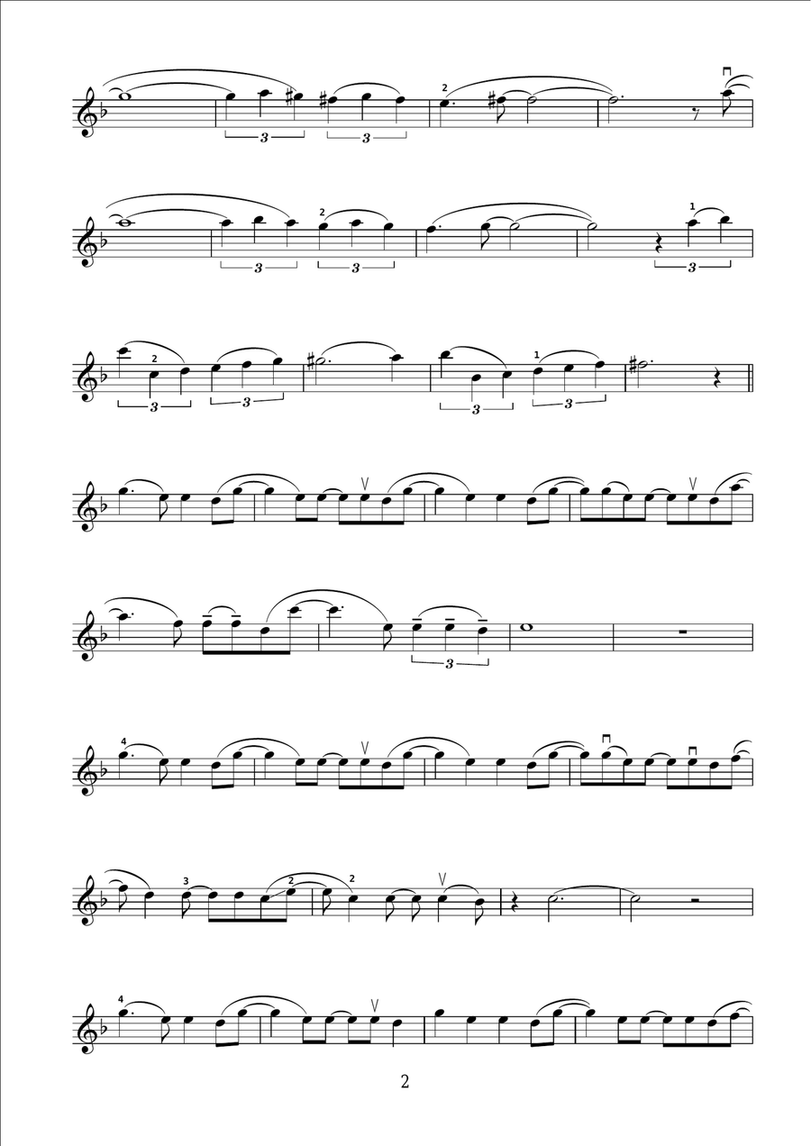 The Girl From Ipanema (feat. Astrud Gilberto) Violin Solo scores gallery preview page 2