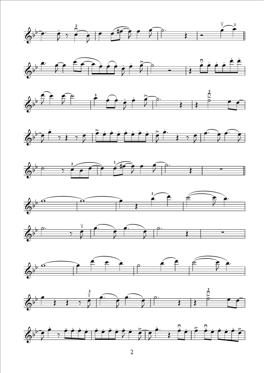 Mas Que Nada (Say No More) Violin Solo scores gallery preview page 2