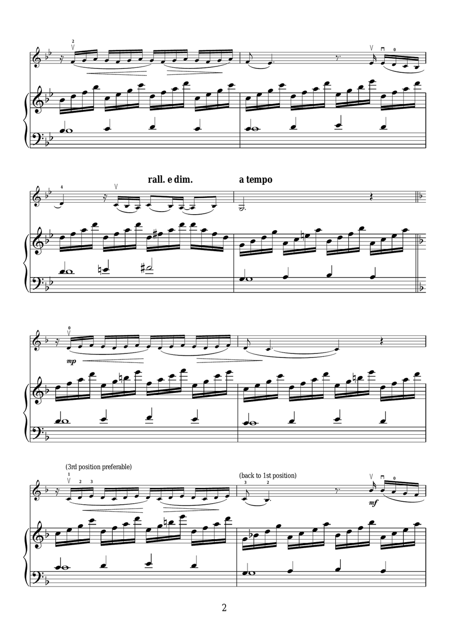 On My Own (from Les Miserables) Violin Solo scores gallery preview page 2