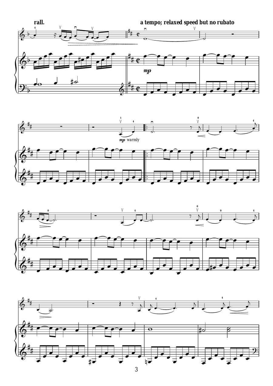 On My Own (from Les Miserables) Violin Solo scores gallery preview page 3