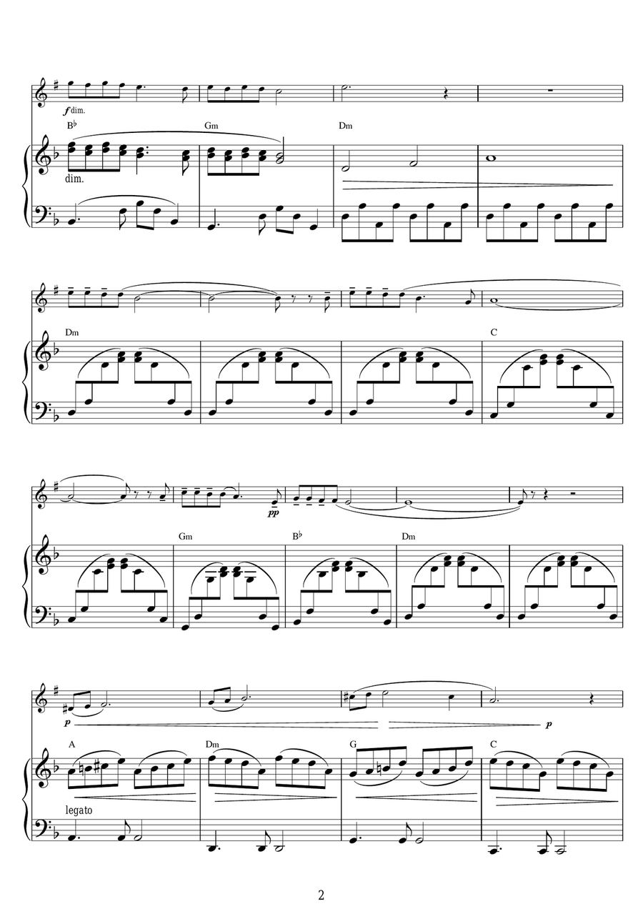 Walking In The Air (theme from The Snowman) Trumpet Solo scores gallery preview page 2