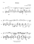 Arioso for Oboe with Guitar Accompaniment
