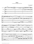 Fugue 13 from Well-Tempered Clavier, Book 1 (Saxophone Quartet) mini preview