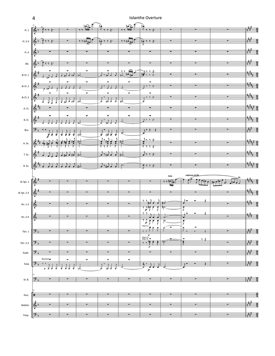 Iolanthe Overture Concert Band scores gallery preview page 6