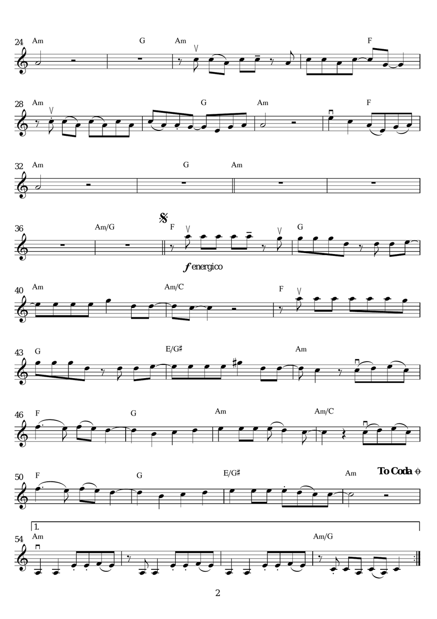 Bad Romance Bad Romance Violin Solo scores gallery preview page 2