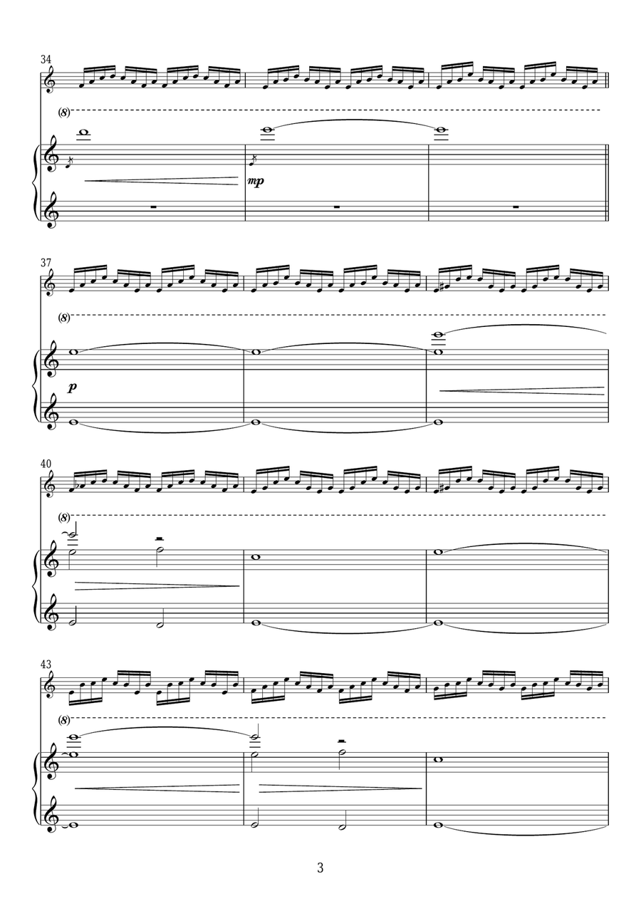 November November Violin Solo scores gallery preview page 3