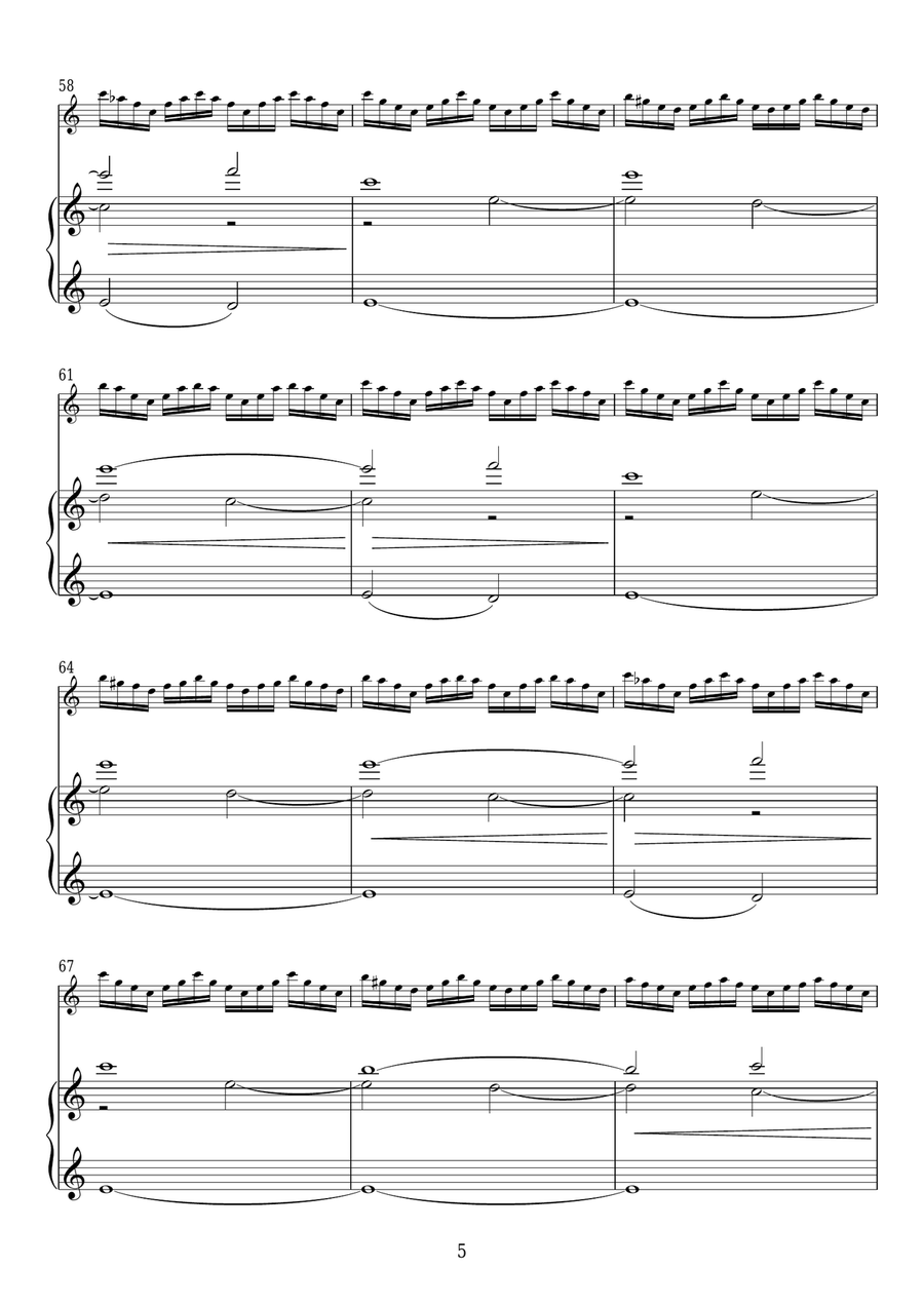 November November Violin Solo scores gallery preview page 5