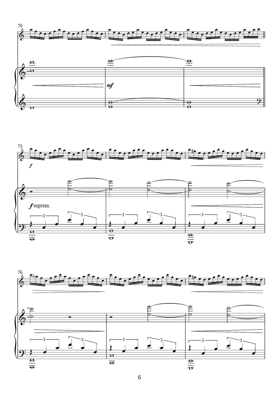 November November Violin Solo scores gallery preview page 6