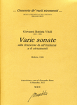Varie sonate alla francese e all'italiana a sei strumenti op.11 (Modena, 1684)