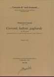Correnti, balletti, gagliarde a 3 e 4 op.4 (Venezia, 1659)
