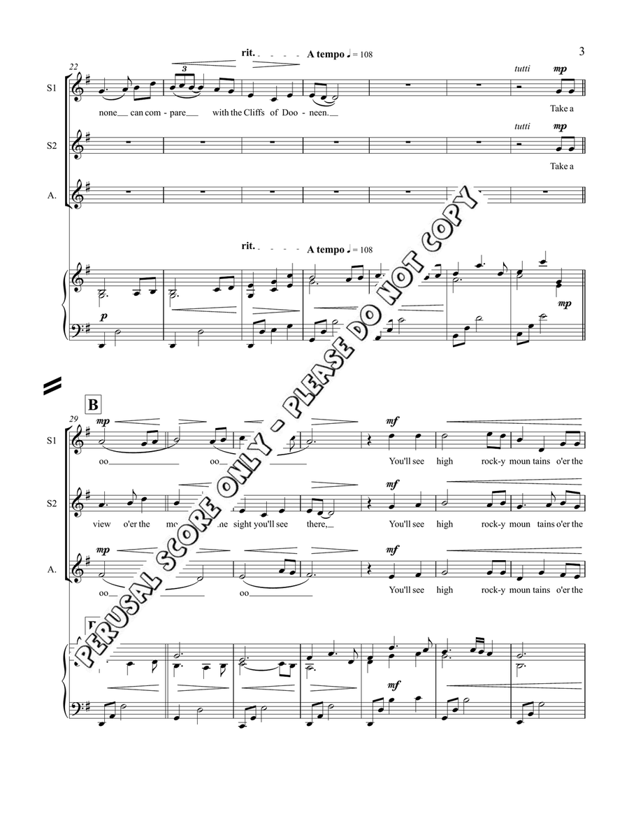 Cliffs Of Dooneen Cliffs Of Dooneen SSAA scores gallery preview page 3