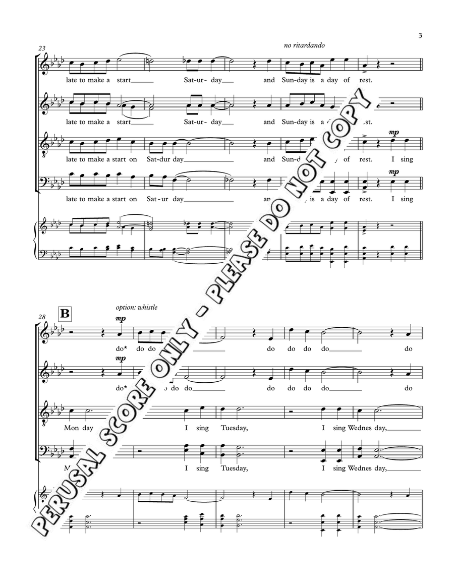 Risky Encores The Booklet 4-Part scores gallery preview page 4