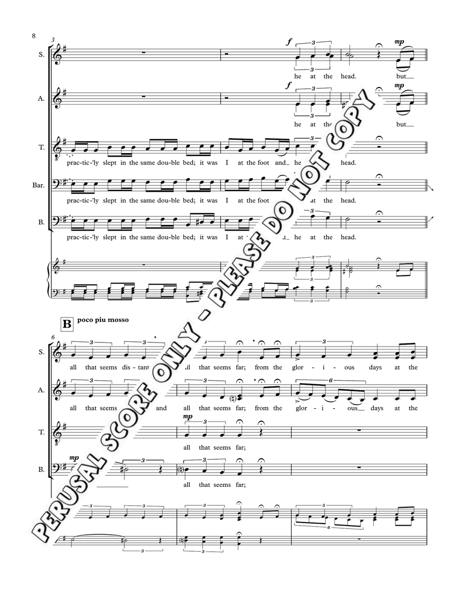 Risky Encores The Booklet 4-Part scores gallery preview page 9