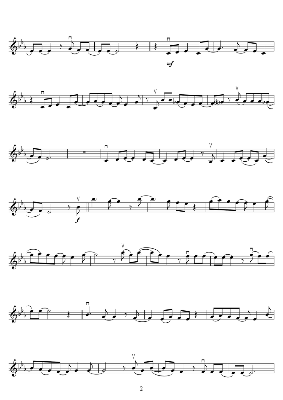 Breaking Free (from High School Musical) Violin Solo scores gallery preview page 2