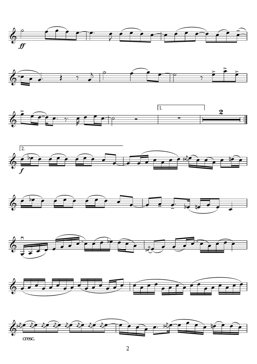 Don't Look Back In Anger Don't Look Back In Anger Violin Solo scores gallery preview page 2
