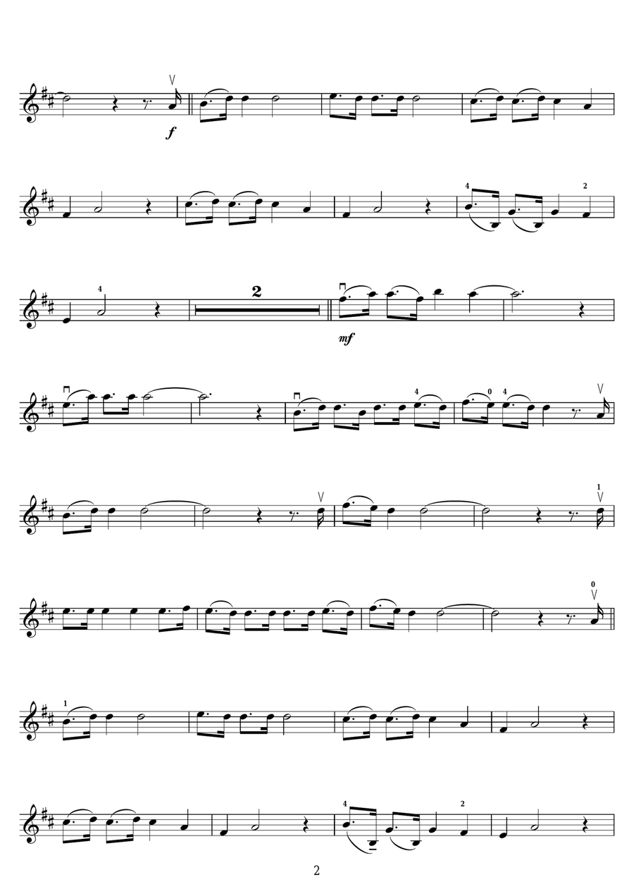 The Candy Man (from Willy Wonka And The Chocolate Factory) Violin Solo scores gallery preview page 2