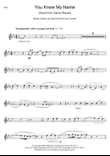 You Know My Name (theme from James Bond: Casino Royale)