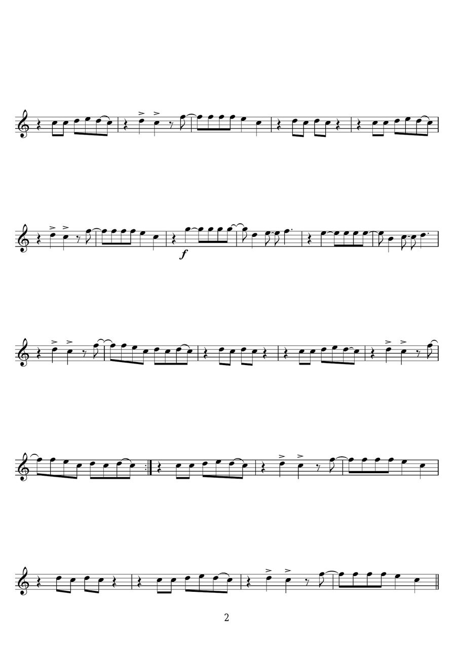 Mamma Mia Mamma Mia Violin Solo scores gallery preview page 2