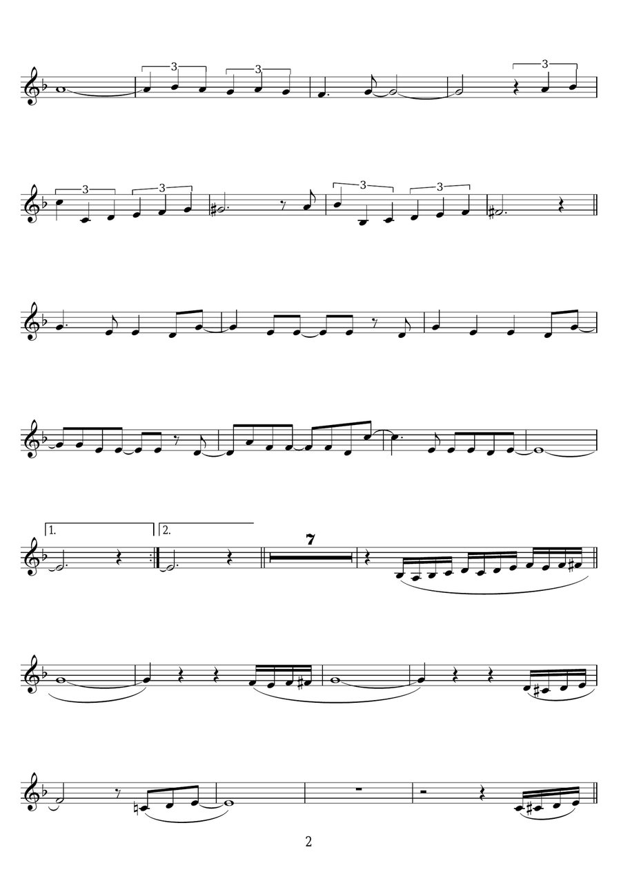 The Girl From Ipanema (Garota De Ipanema) Trumpet Solo scores gallery preview page 2