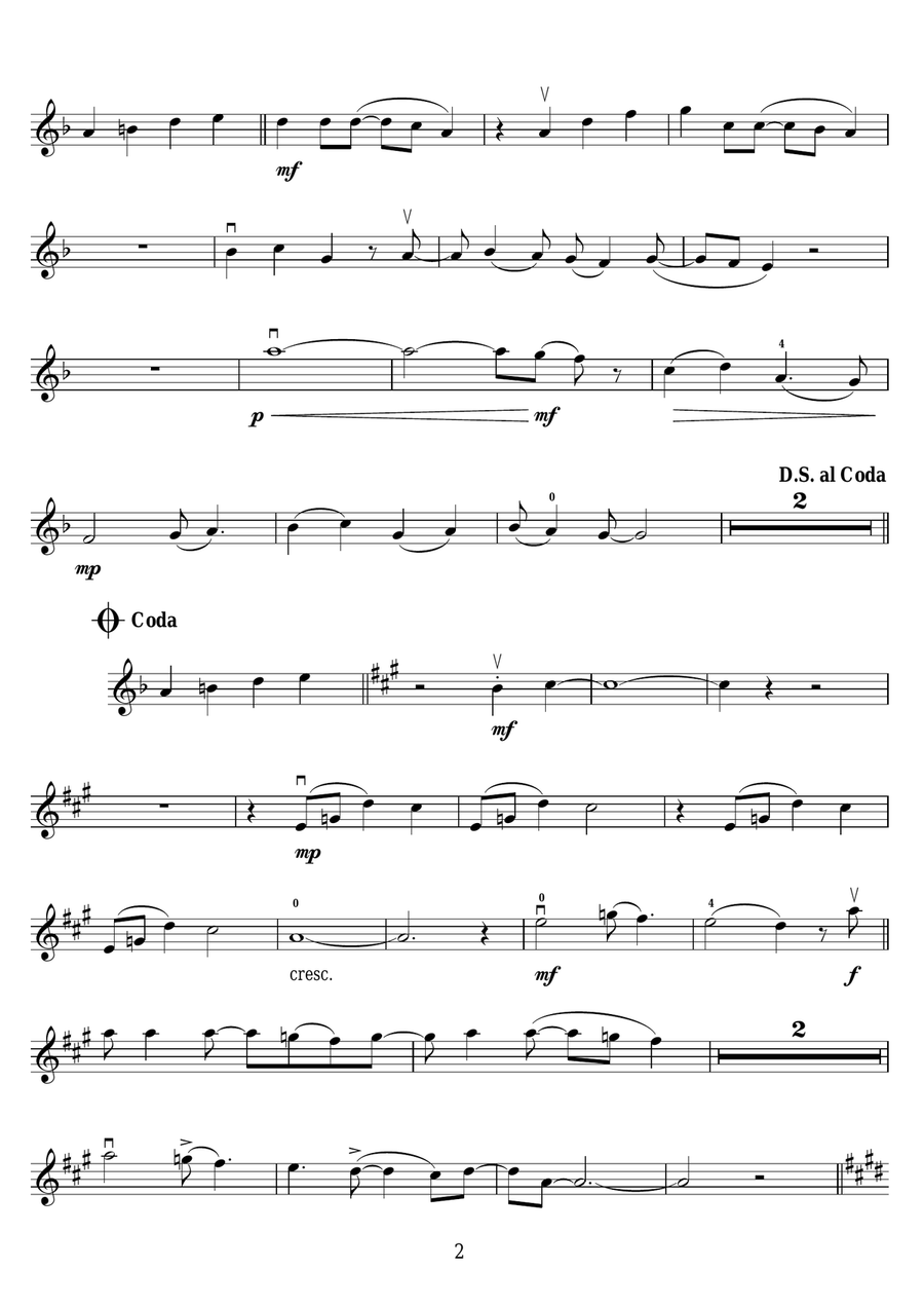 Good Vibrations Good Vibrations Violin Solo scores gallery preview page 2