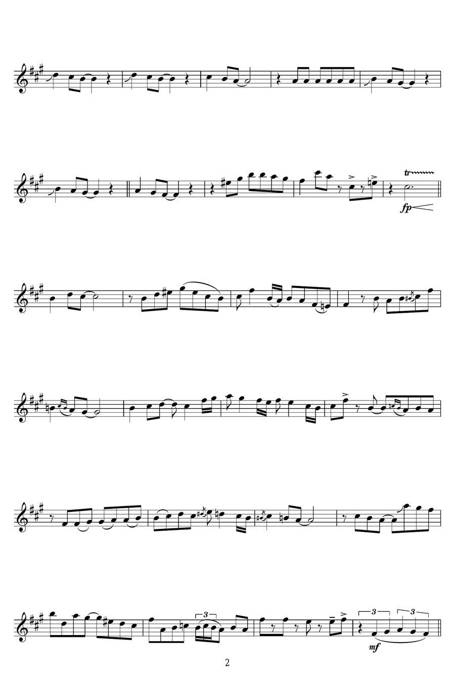 Sway (Quien Sera) Sway (Quien Sera) Tenor Saxophone scores gallery preview page 2