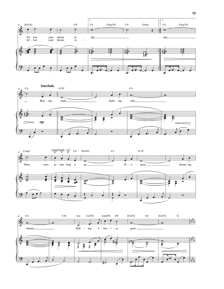 Cimarron Cimarron Piano, Vocal, Guitar scores gallery preview page 3