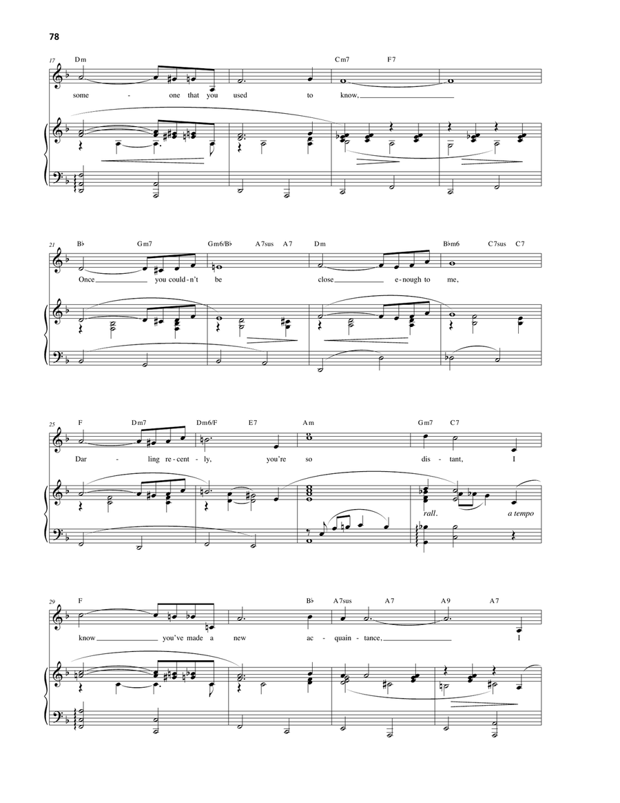 Old Acquaintance Old Acquaintance Piano, Vocal, Guitar scores gallery preview page 2