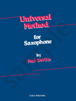 Universal Method for the Saxophone