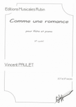 Comme une romance pour flute et piano