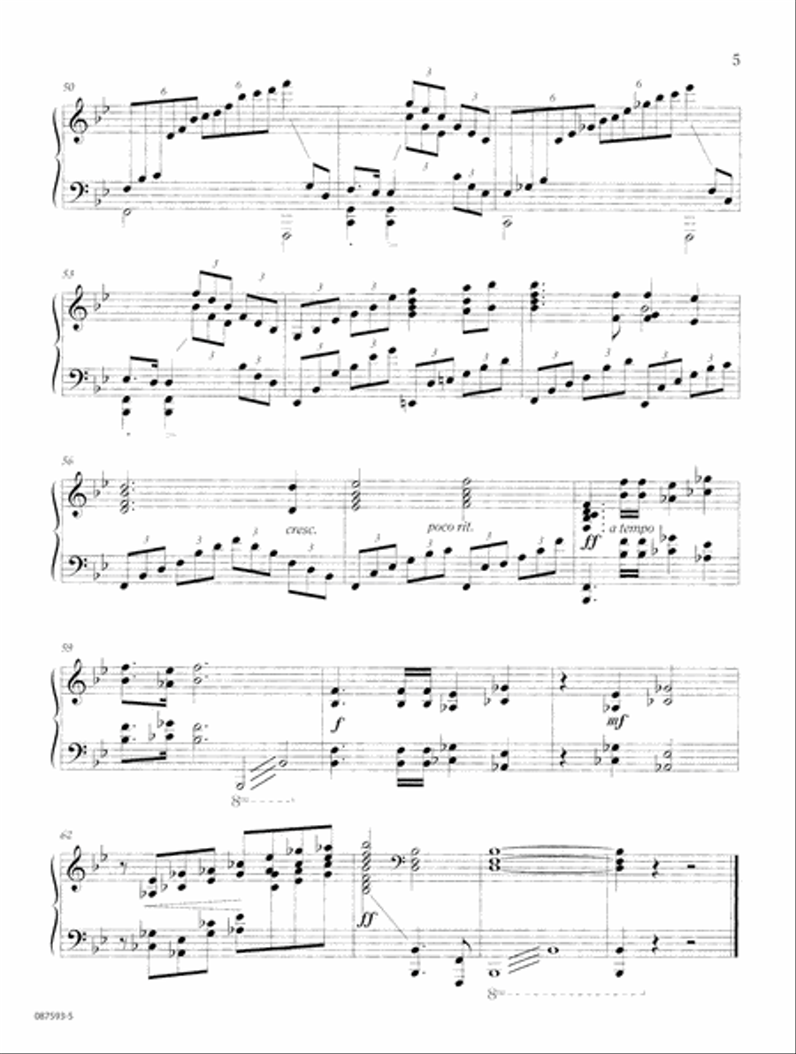 Exalted Praise (Digital Download) Piano Solo scores gallery preview page 6