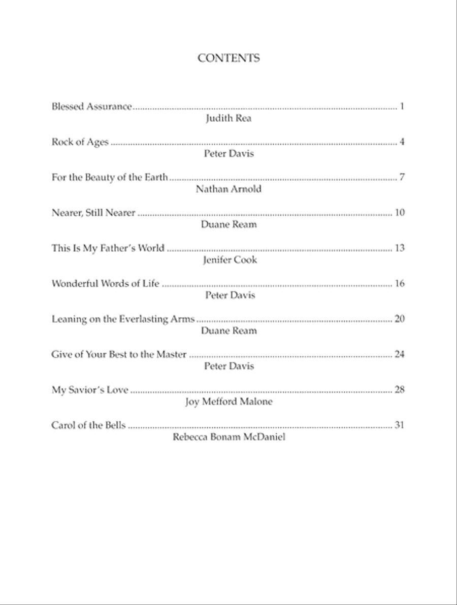 Blessed Assurance (Digital Download) Piano Solo scores gallery preview page 4