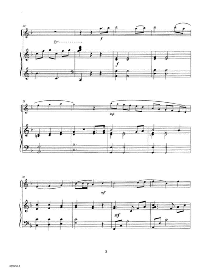 To God Be The Glory - Violin Solo Violin Solo scores gallery preview page 3