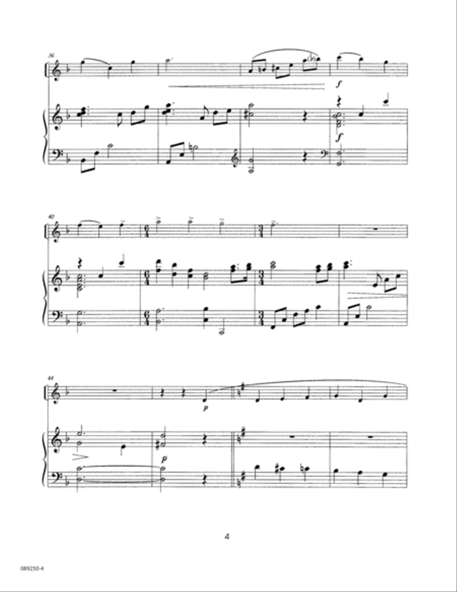 To God Be The Glory - Violin Solo Violin Solo scores gallery preview page 4