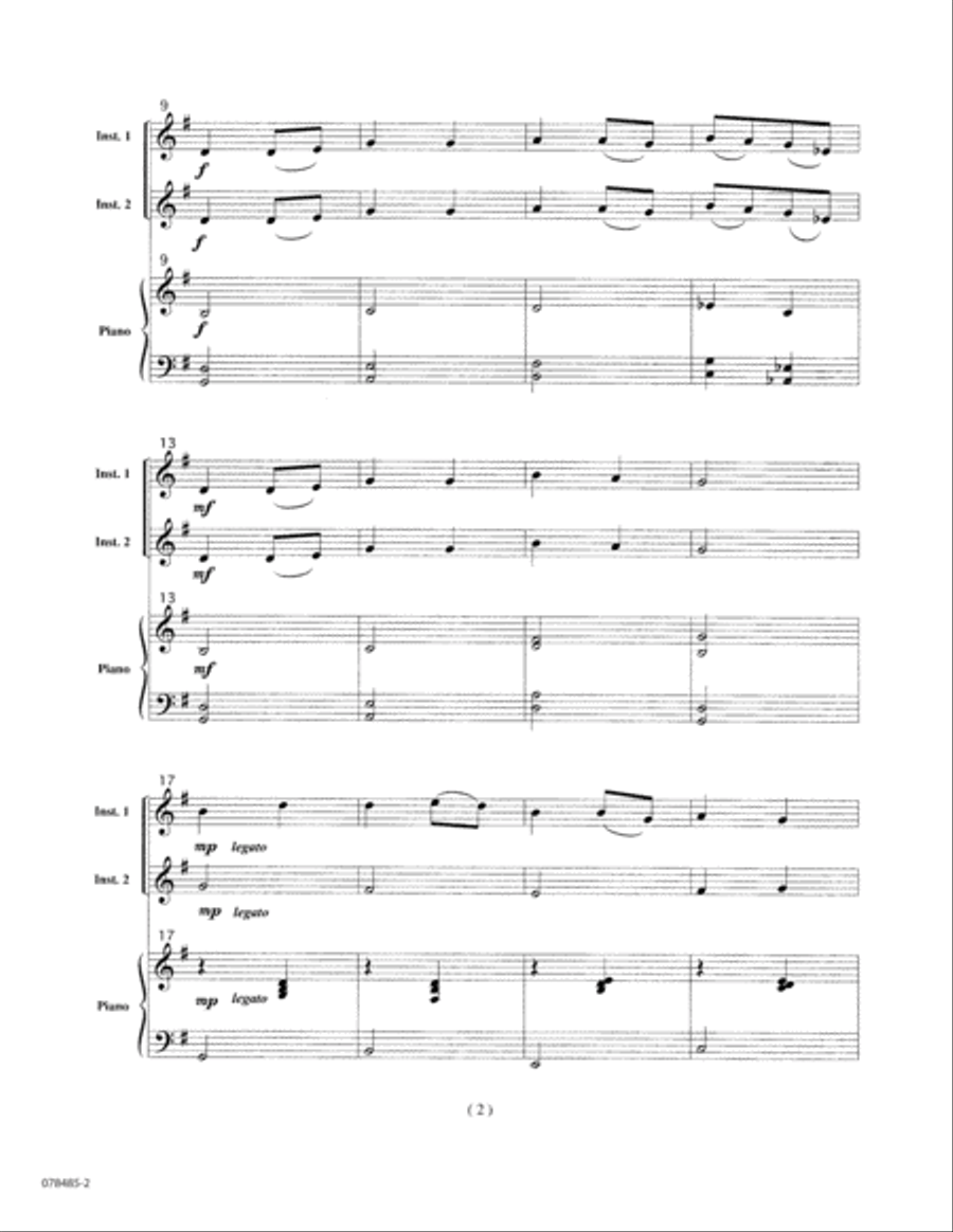 Brethren, We Have Met to Worship - Violin Violin Solo scores gallery preview page 2