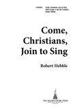 Come, Christians, Join to Sing