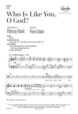 Who Is Like You, O God?