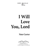 I Will Love You, Lord (Digital Download)