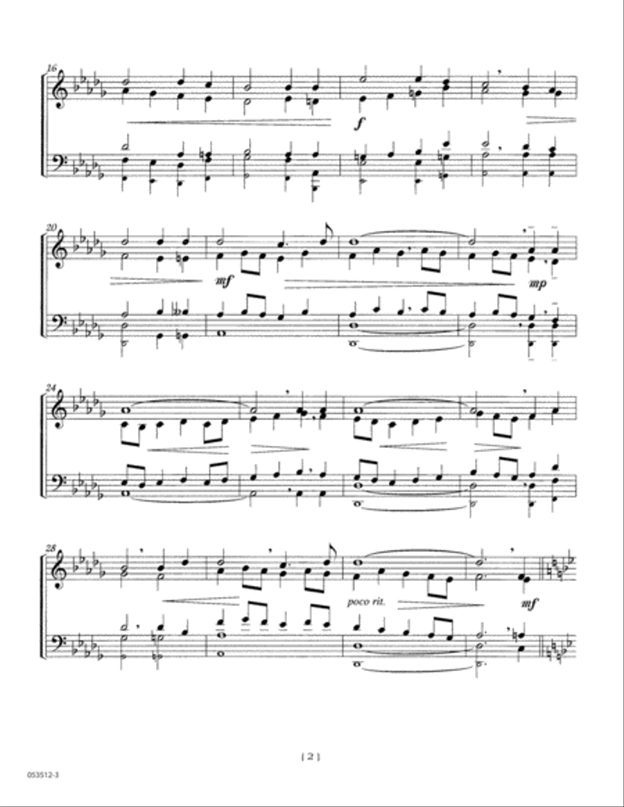 It Is Well With My Soul Brass Quartet scores gallery preview page 3