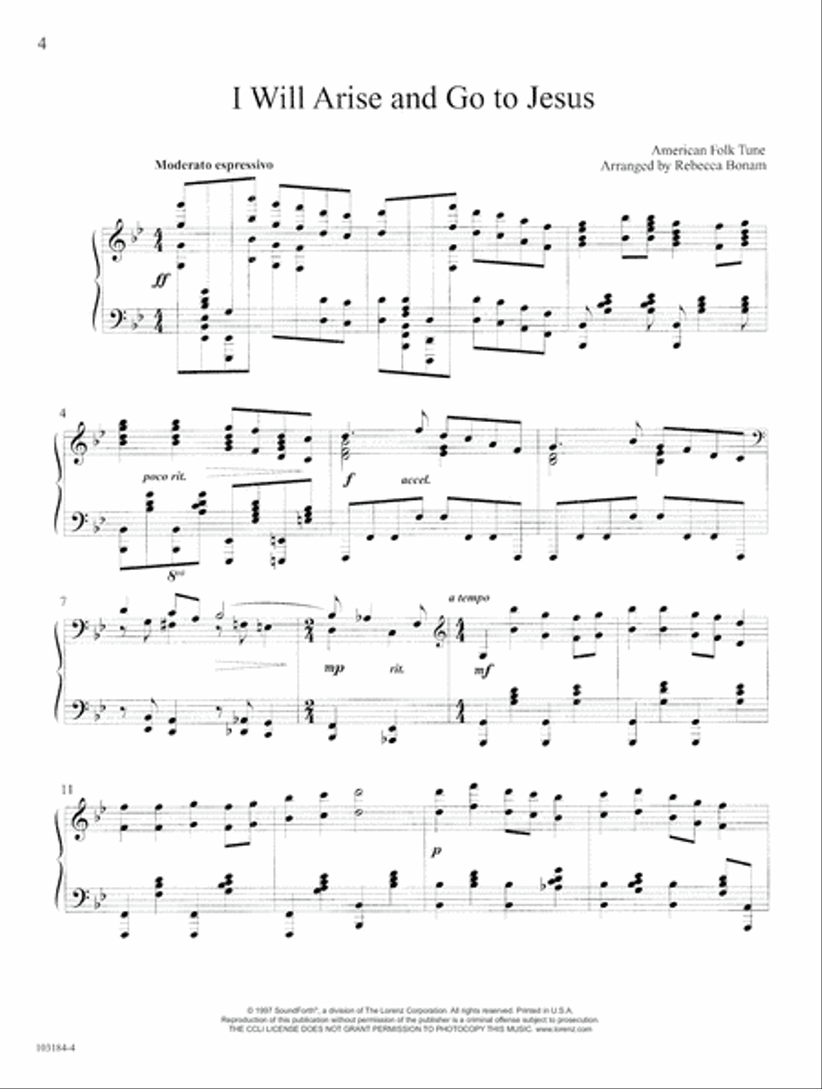 How Firm a Foundation (Digital Download) Piano Solo scores gallery preview page 4