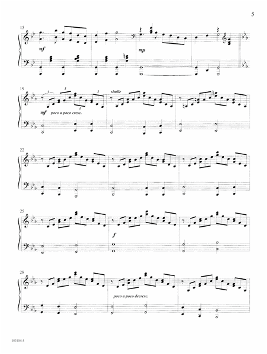 How Firm a Foundation (Digital Download) Piano Solo scores gallery preview page 5