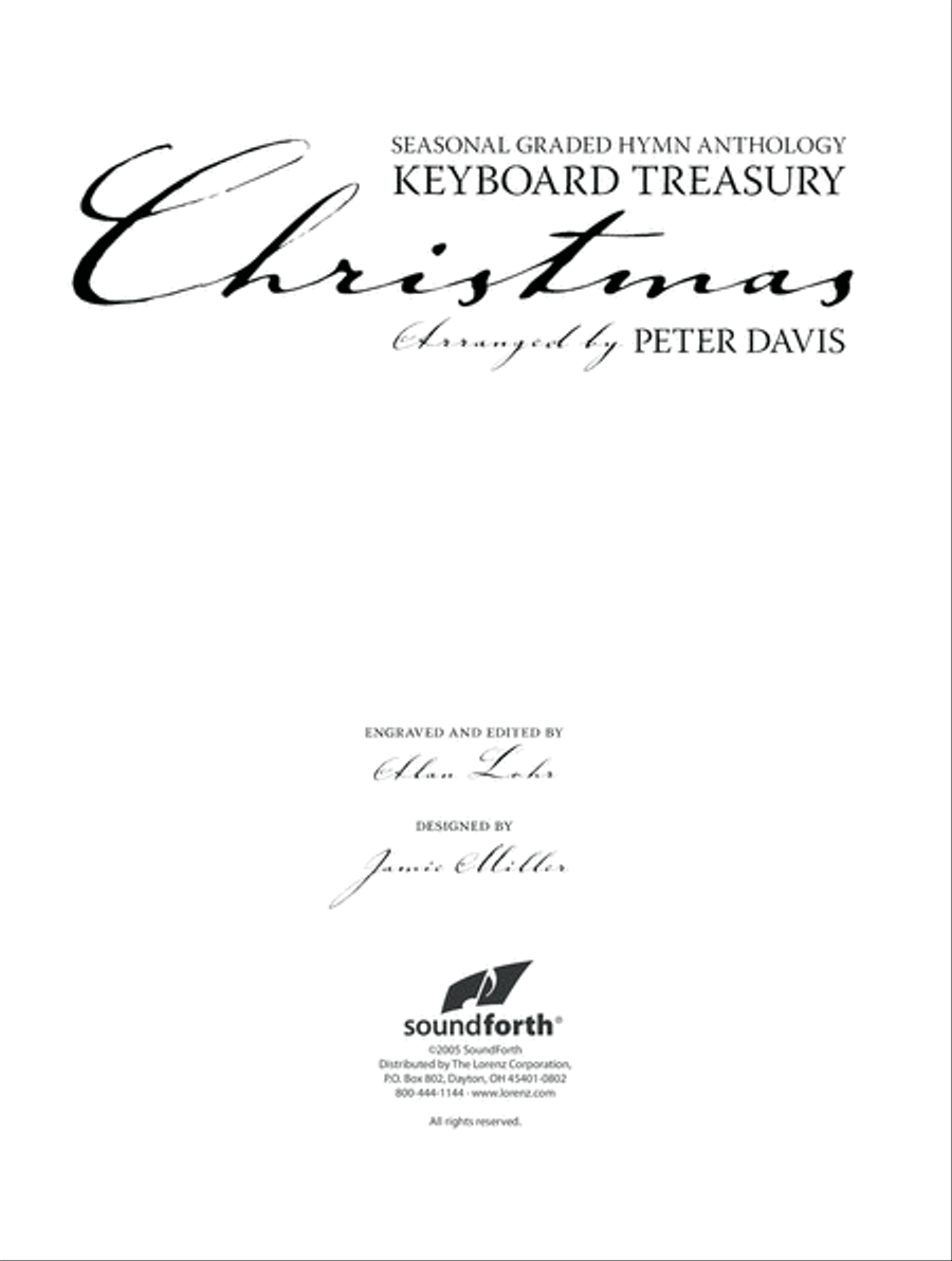 Keyboard Treasury Christmas Piano Solo scores gallery preview page 2