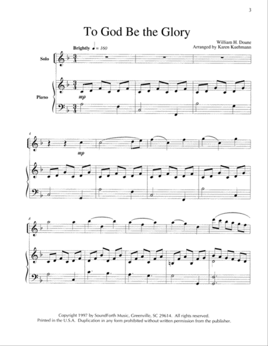 Instruments of Glory, Vol. 1 - Strings (Digital Download) Solo Part scores gallery preview page 5