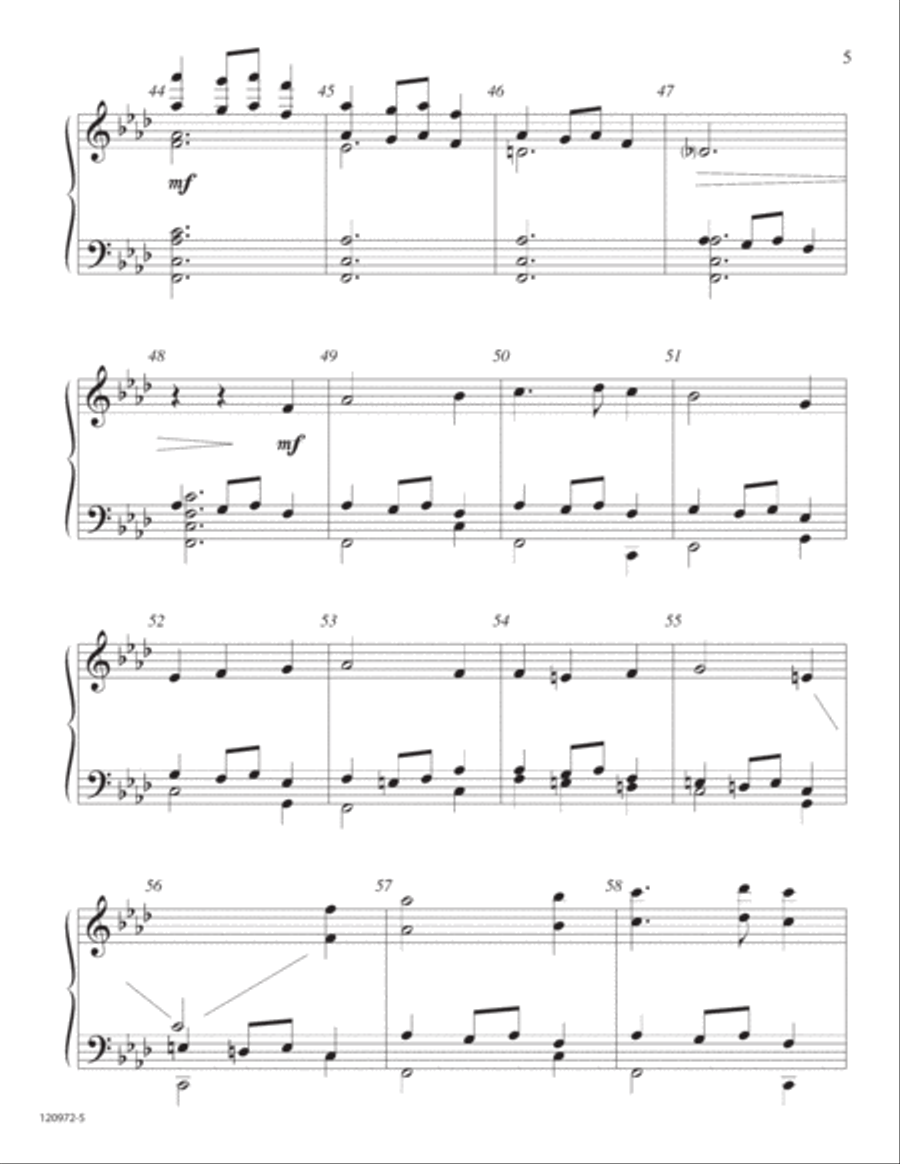 Christmas Fantasia Christmas Fantasia 5-Octaves scores gallery preview page 5