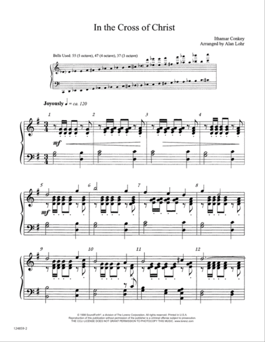 In the Cross of Christ In the Cross of Christ 5-Octaves scores gallery preview page 2