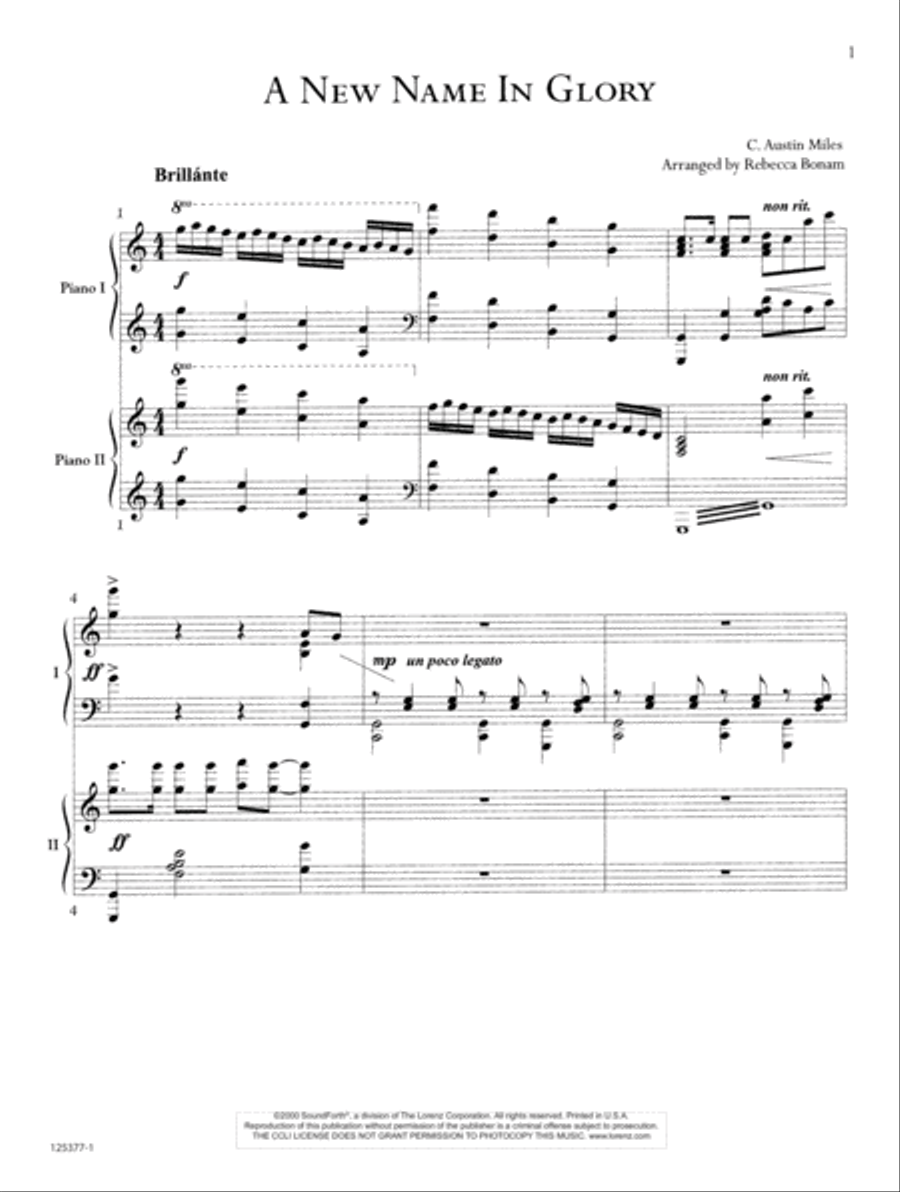 Two by Two (Digital Download) Piano Duet scores gallery preview page 5