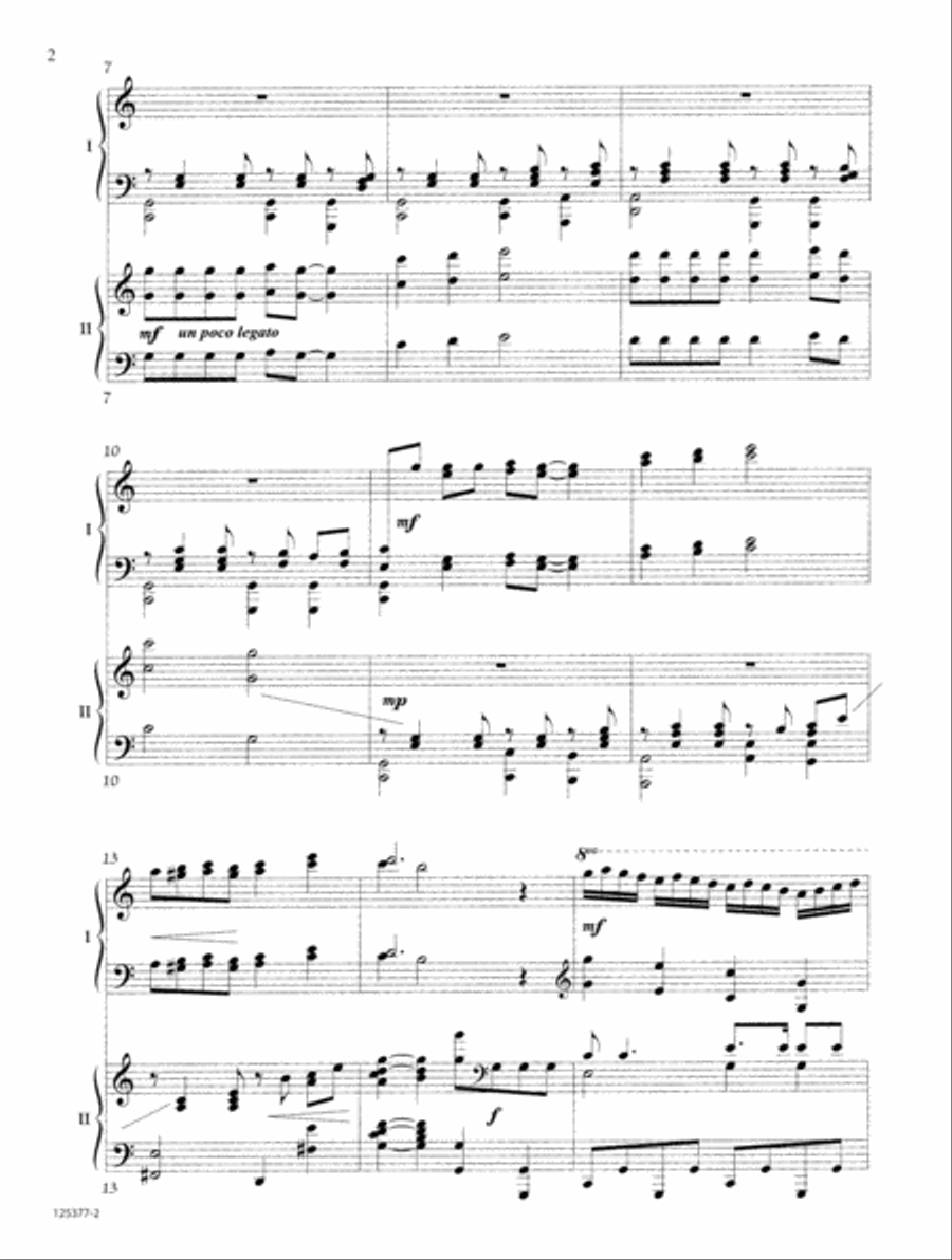 Two by Two (Digital Download) Piano Duet scores gallery preview page 6