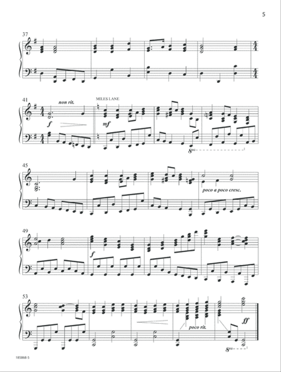 All Hail the Power All Hail the Power Piano Solo scores gallery preview page 6