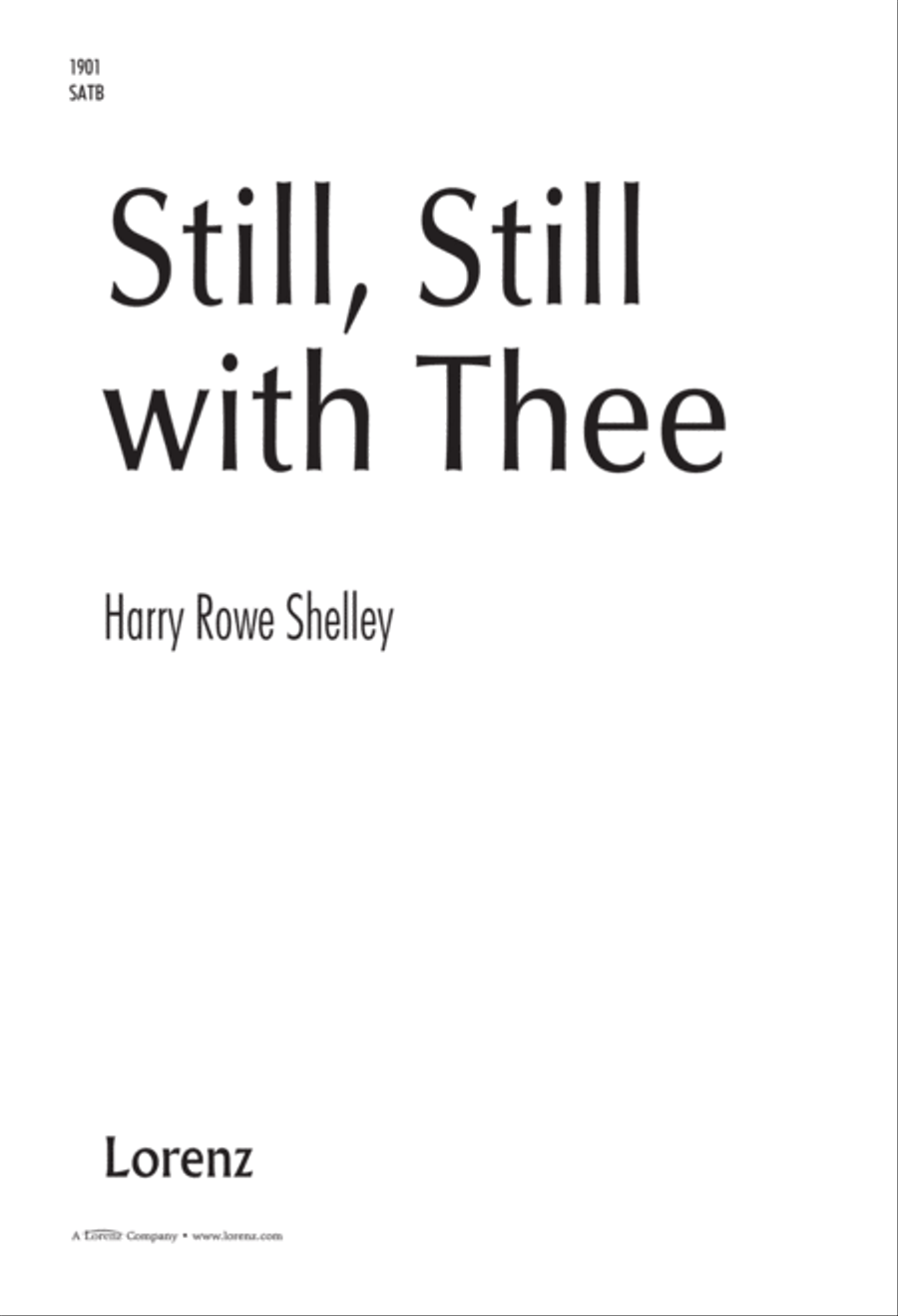 Still, Still with Thee (Digital Download) 4-Part scores gallery preview page 1